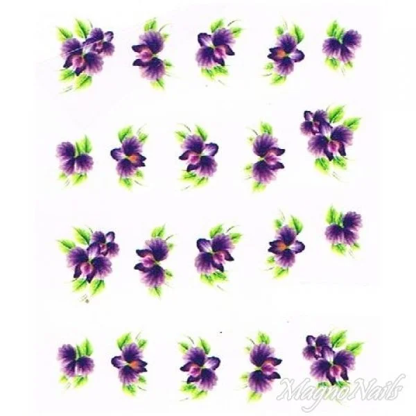 2D Nail Art One Stoke Sticker