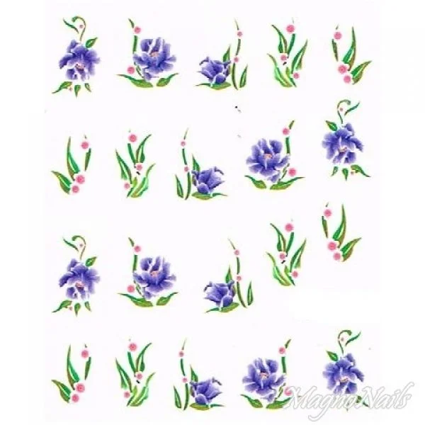 2D Nail Art One Stoke Sticker