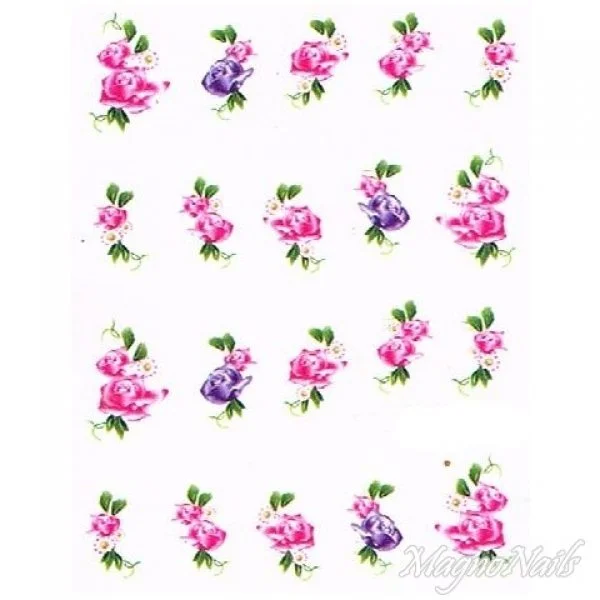 2D Nail Art One Stoke Sticker