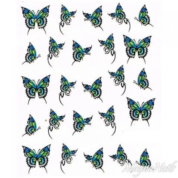 2D Nail Art One Stoke Sticker