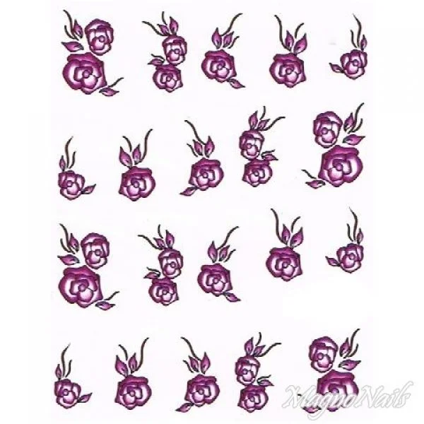 2D Nail Art One Stoke Sticker