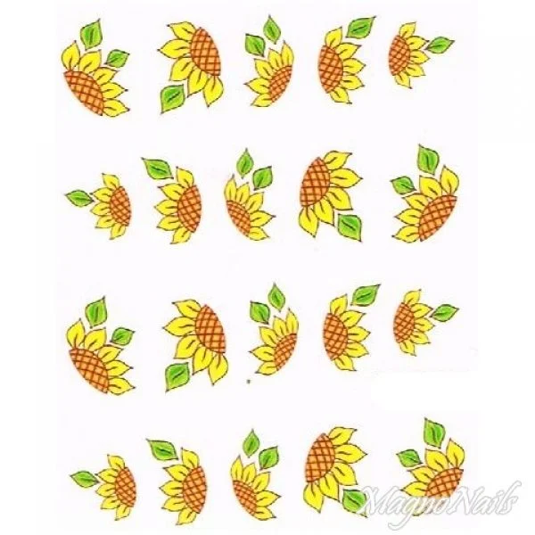 2D Nail Art One Stoke Sticker