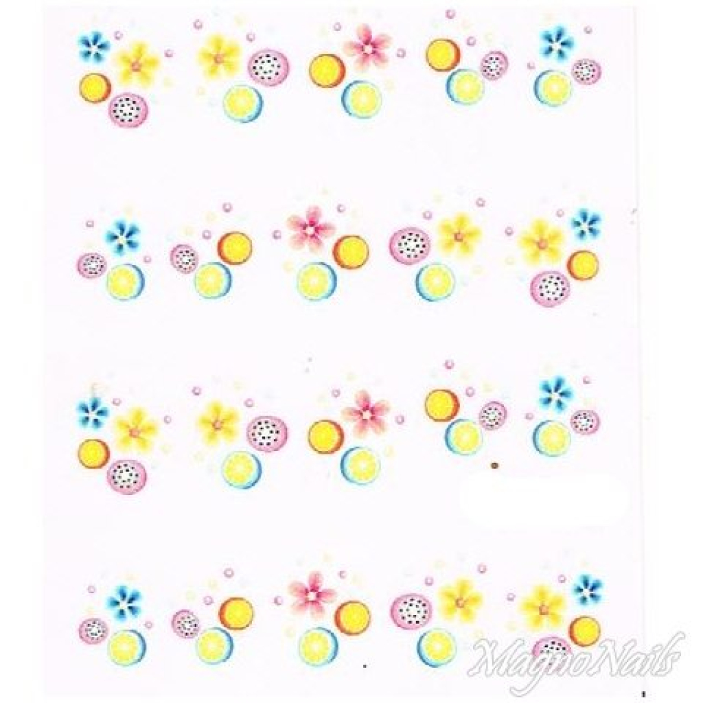 2D Nail Art One Stoke Sticker