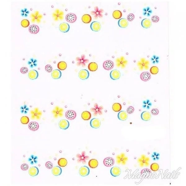 2D Nail Art One Stoke Sticker