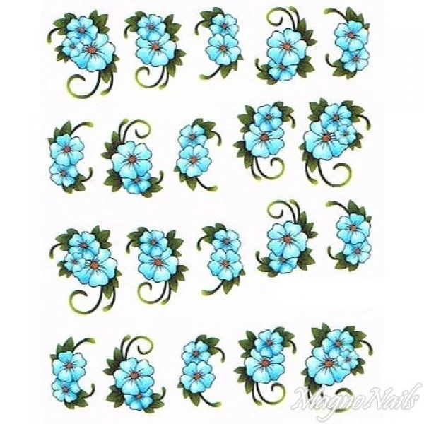 2D Nail Art One Stoke Sticker