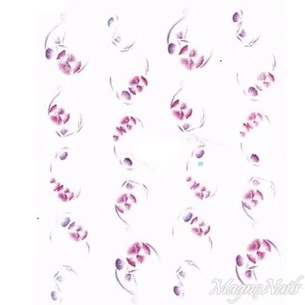 2D Nail Art One Stoke Sticker