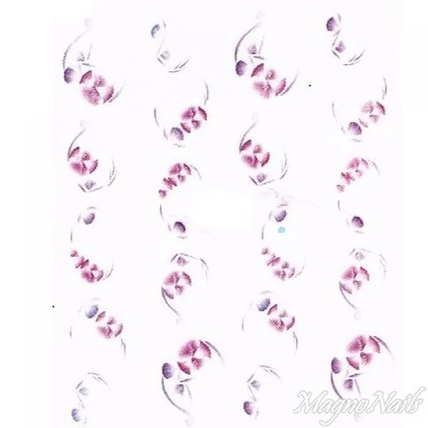 2D Nail Art One Stoke Sticker