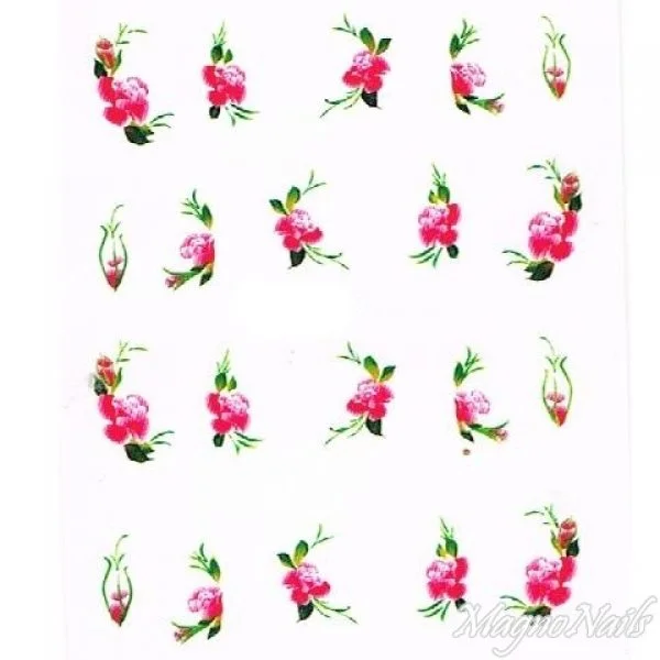 2D Nail Art One Stoke Sticker