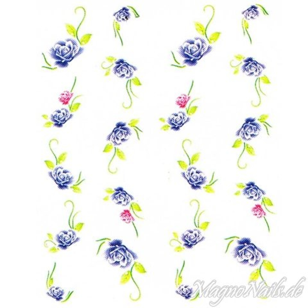 2D Nail Art One Stoke Sticker
