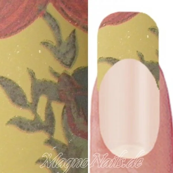 Nail Art Transfer Folie 0,45m - Nail Foil - Gold Flower Nailart Nails Nägel Schmuck TransferFolie Nagelfolie Nageldesign