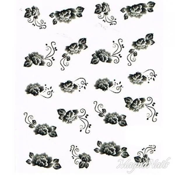 2D Nail Art One Stoke Sticker