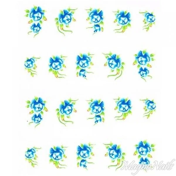 2D Nail Art One Stoke Sticker