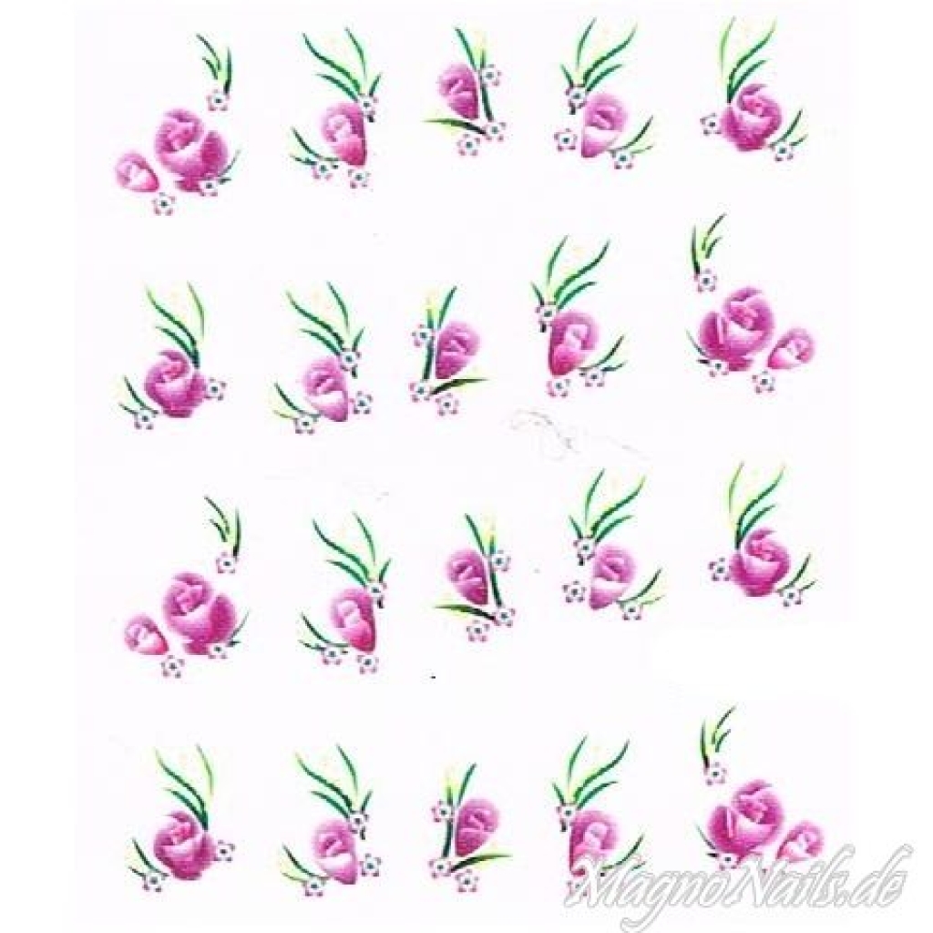 2D Nail Art One Stoke Sticker