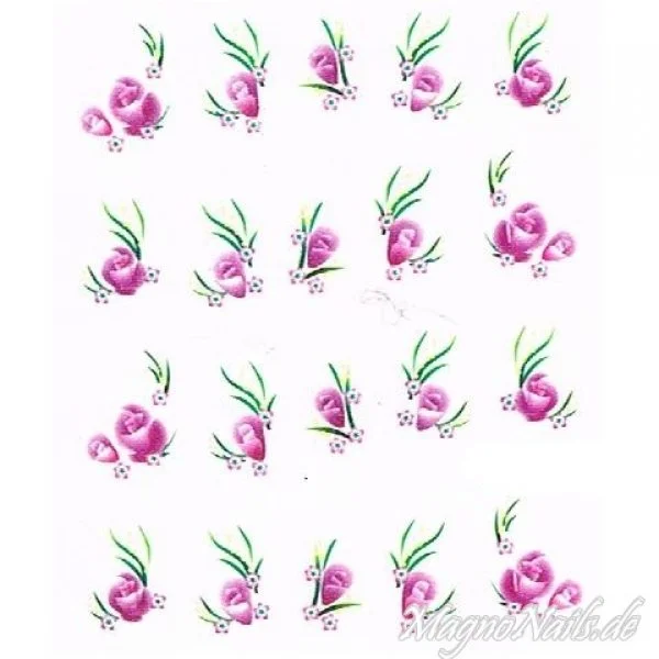 2D Nail Art One Stoke Sticker