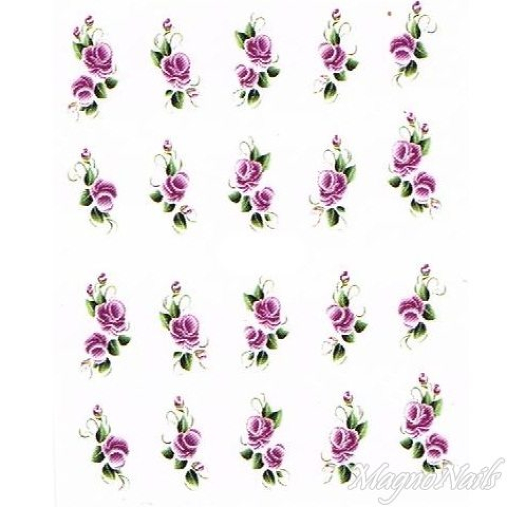 2D Nail Art One Stoke Sticker