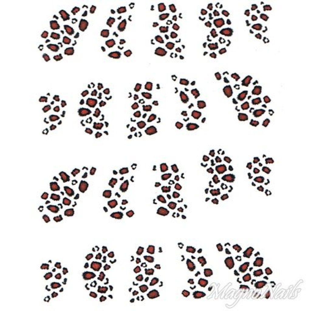 2D Nail Art One Stoke Sticker