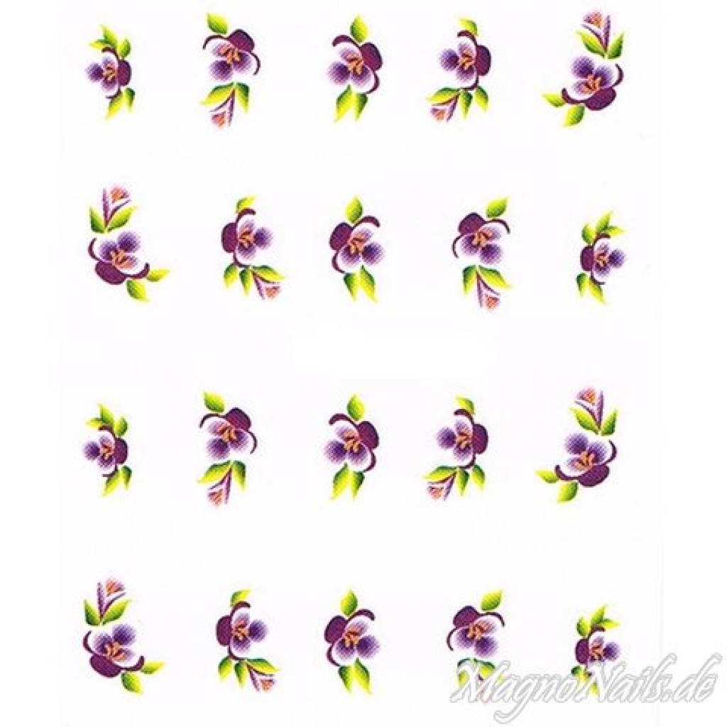 2D Nail Art One Stoke Sticker