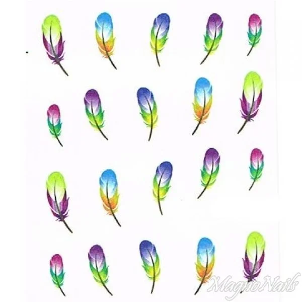 2D Nail Art One Stoke Sticker