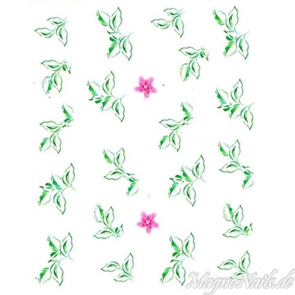 2D Nail Art One Stoke Sticker