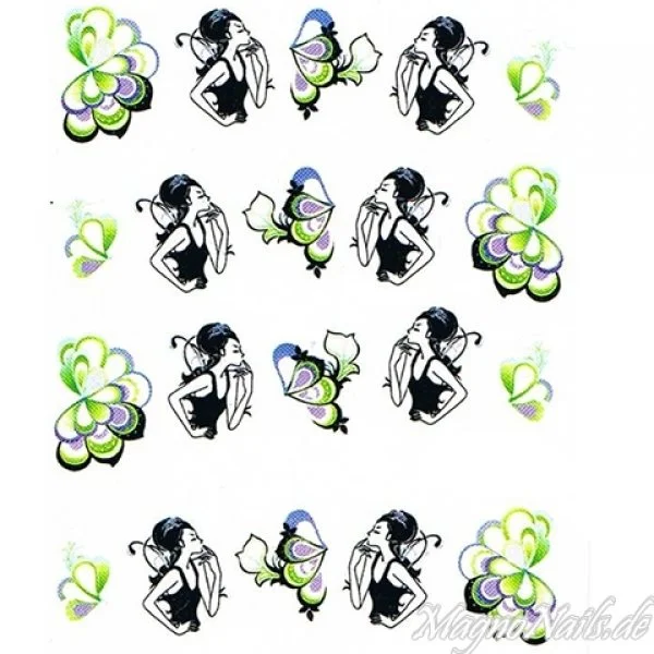 2D Nail Art One Stoke Sticker