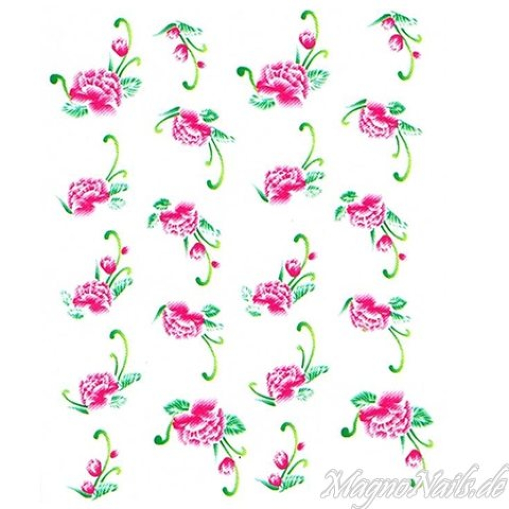 2D Nail Art One Stoke Sticker