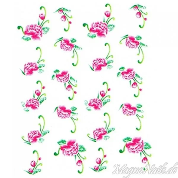 2D Nail Art One Stoke Sticker