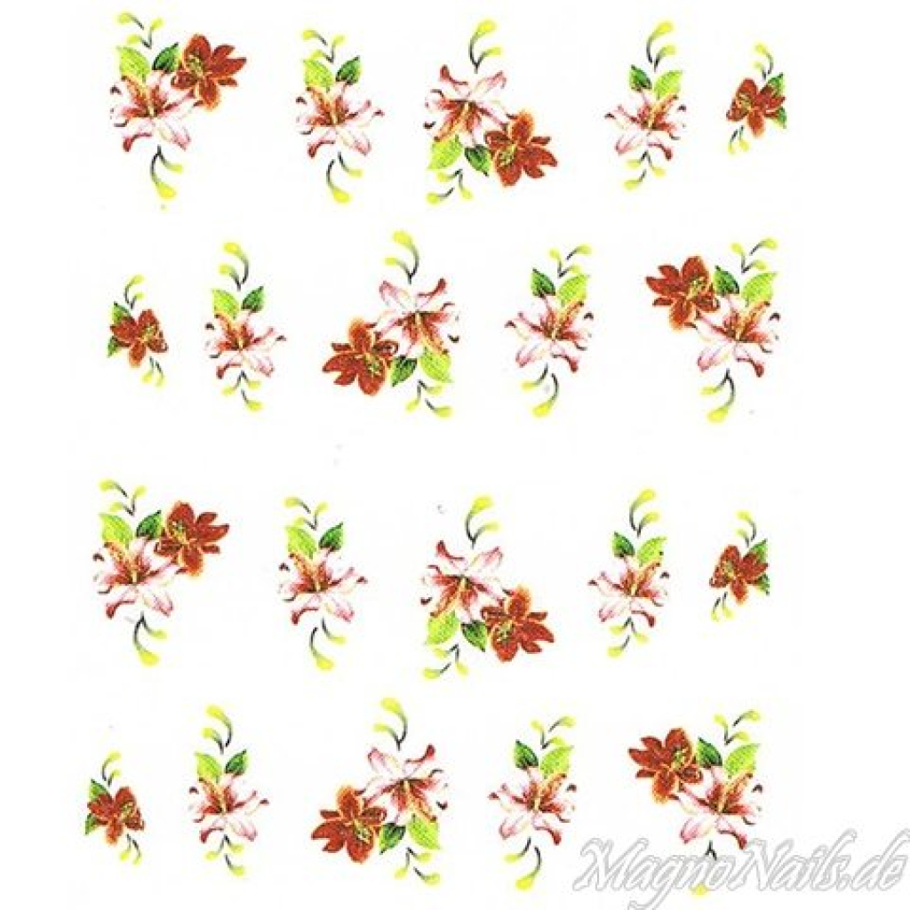 2D Nail Art One Stoke Sticker