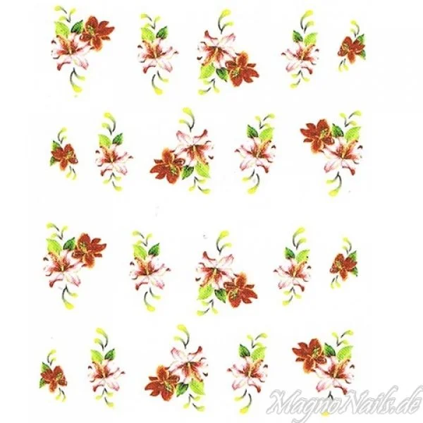 2D Nail Art One Stoke Sticker