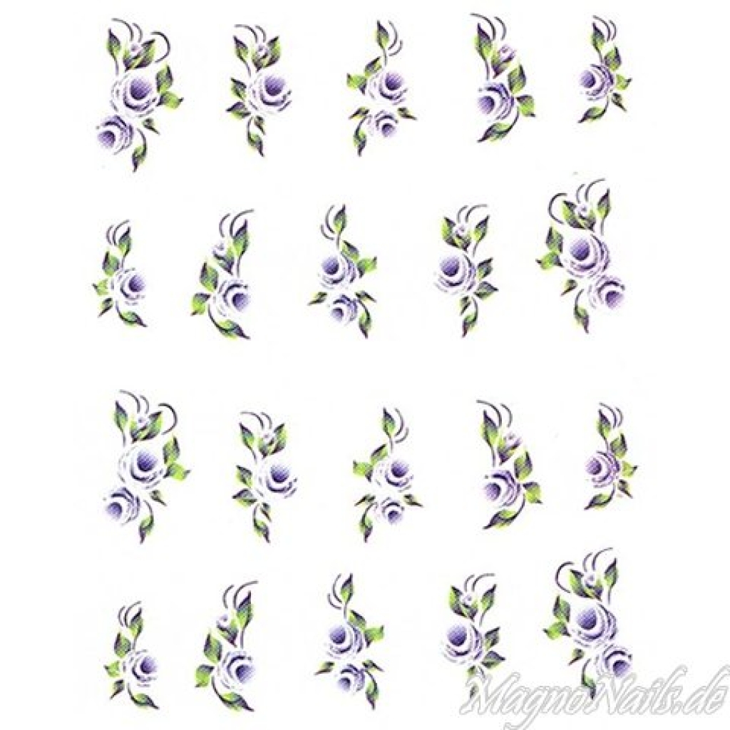 2D Nail Art One Stoke Sticker