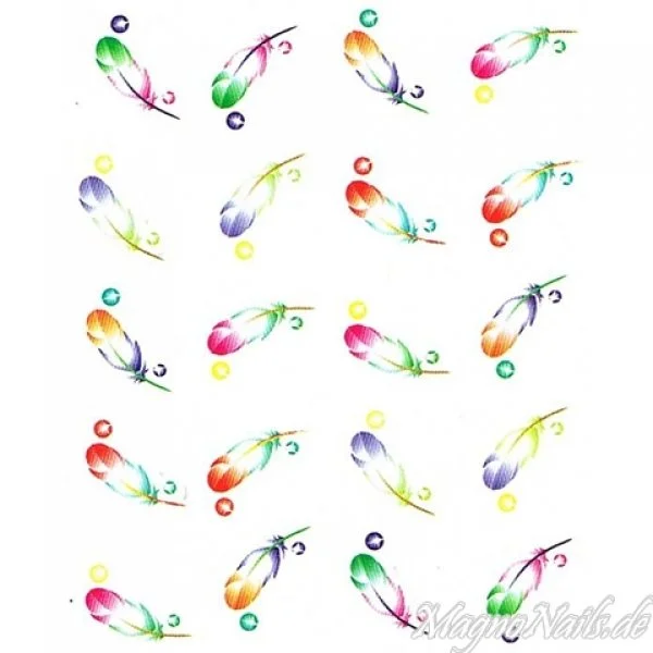 2D Nail Art One Stoke Sticker