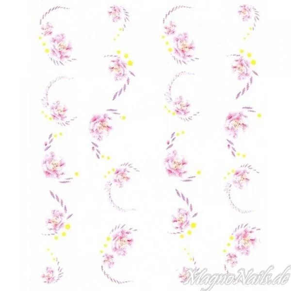 2D Nail Art One Stoke Sticker