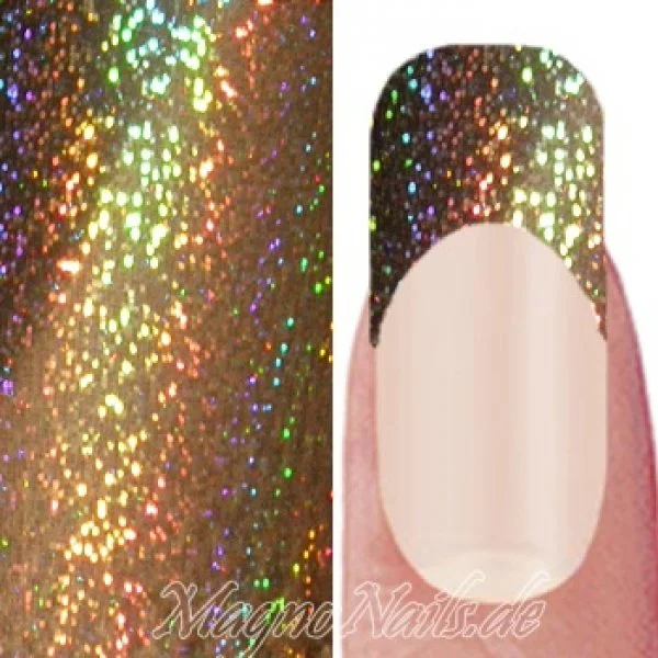 Nail Art Transfer Folie 1,5m - Nail Foil - Bronze Glitter Nagelfolie Nageldesign Folie Tranferfolie Nailart