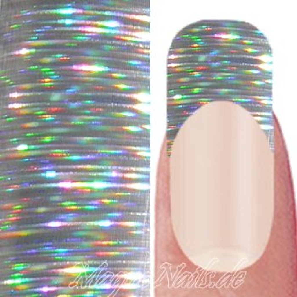 Nail Art Transfer Folie 1,5m - Nail Foil - Fiber Optics Nagelfolie Nageldesign Folie Tranferfolie Nailart