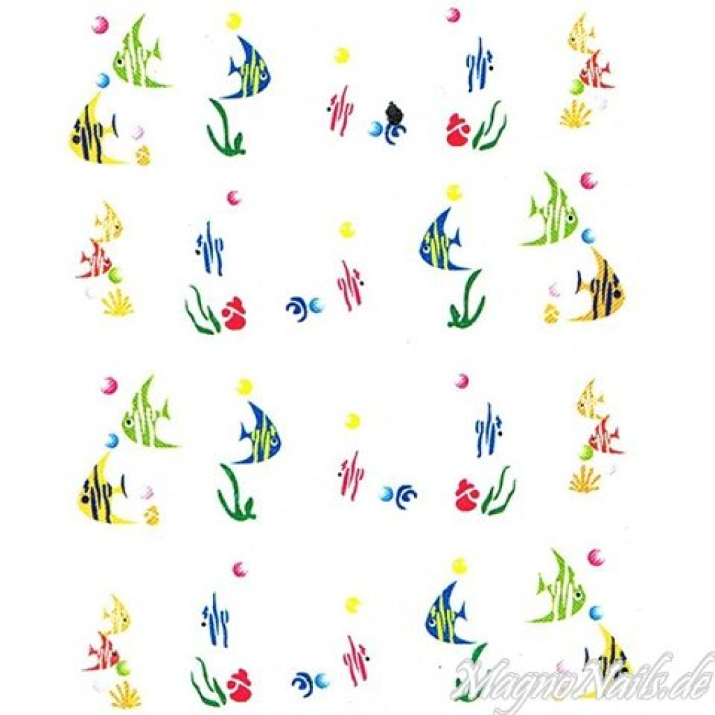 2D Nail Art One Stoke Sticker