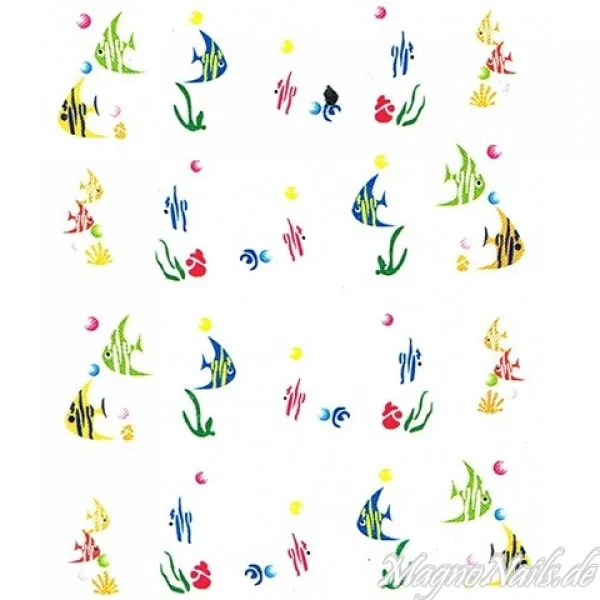 2D Nail Art One Stoke Sticker