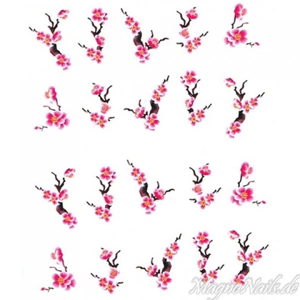 2D Nail Art One Stoke Sticker