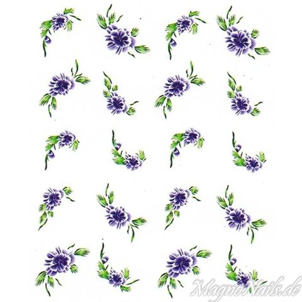 2D Nail Art One Stoke Sticker