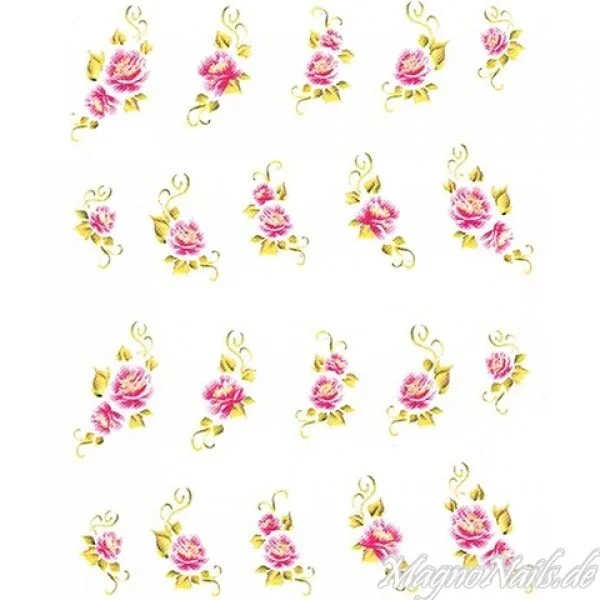 2D Nail Art One Stoke Sticker