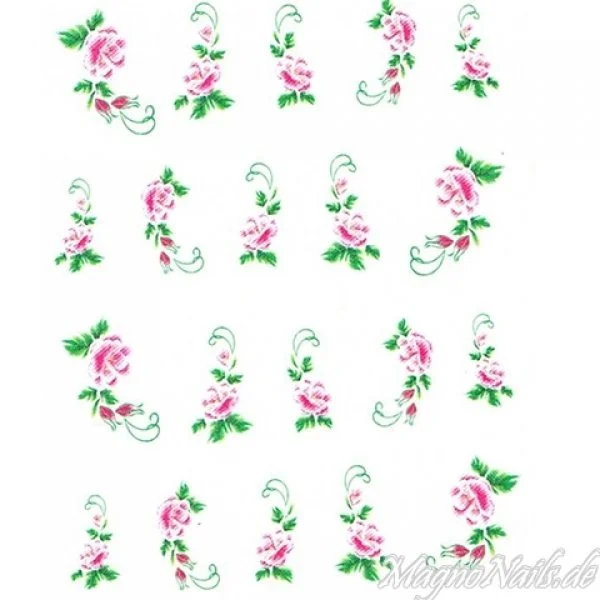 2D Nail Art One Stoke Sticker