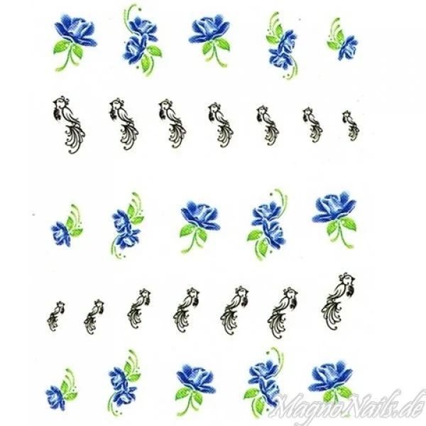 2D Nail Art One Stoke Sticker