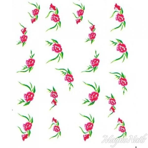 2D Nail Art One Stoke Sticker