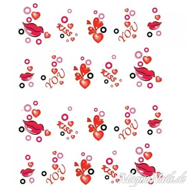 2D Nail Art One Stoke Sticker