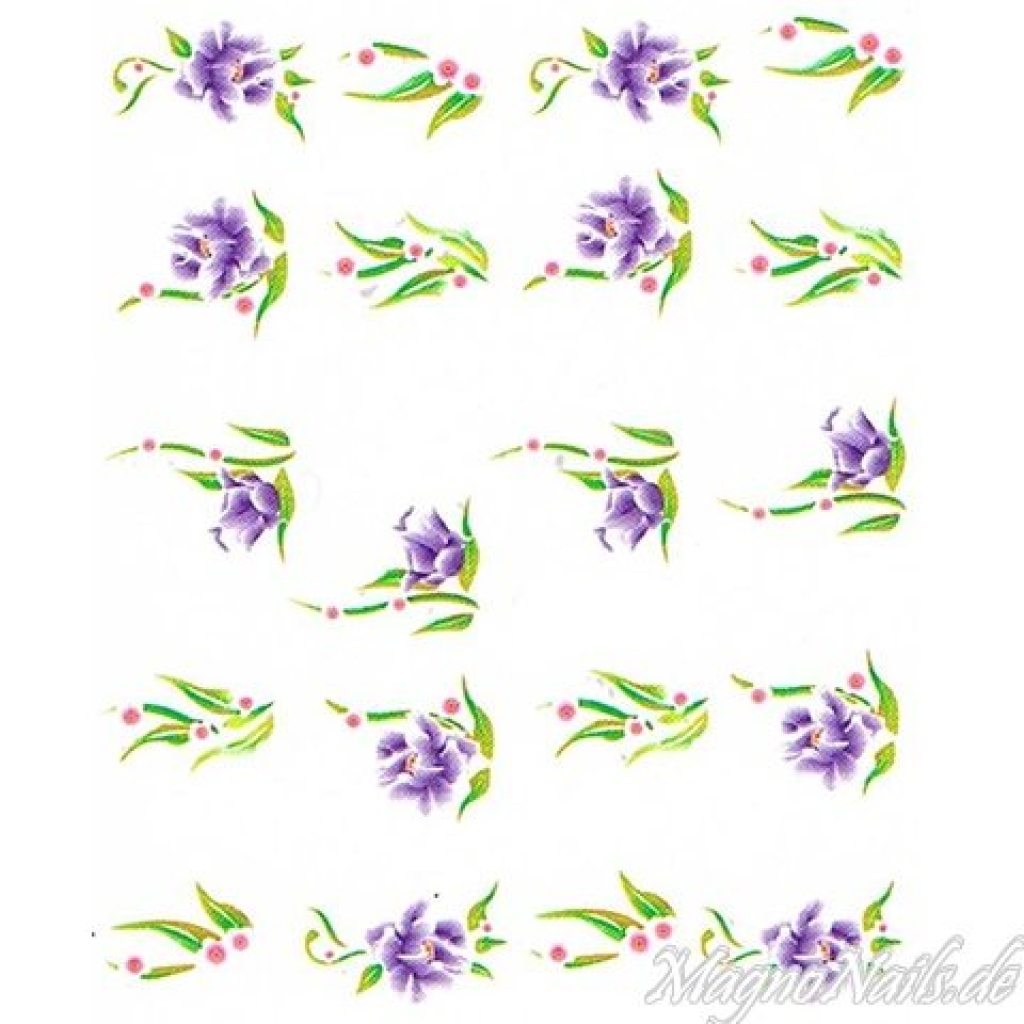 2D Nail Art One Stoke Sticker