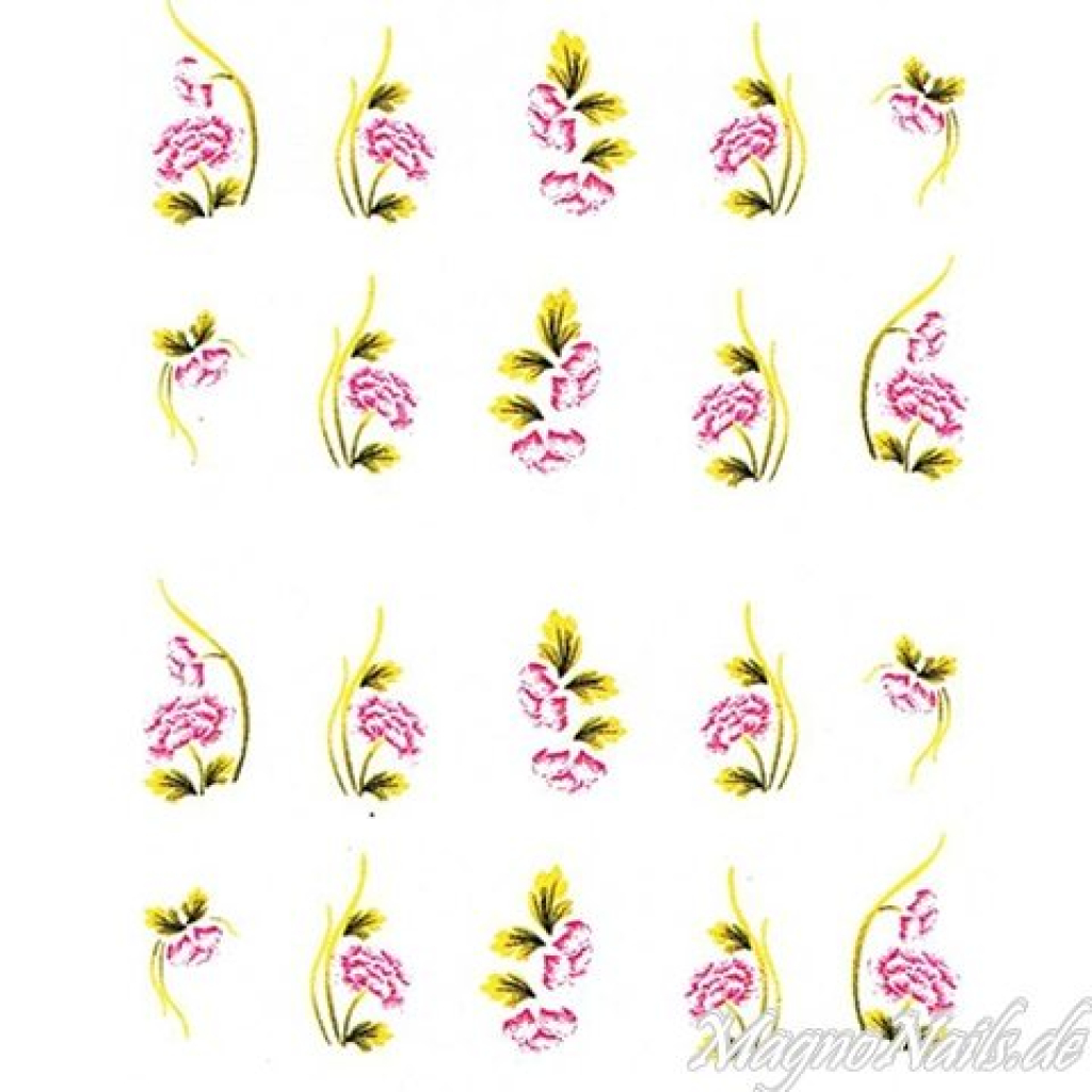 2D Nail Art One Stoke Sticker