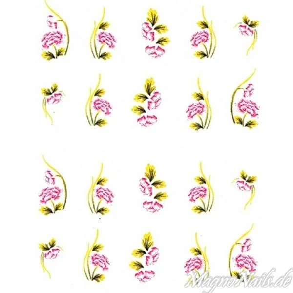 2D Nail Art One Stoke Sticker