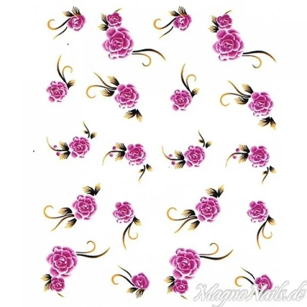 2D Nail Art One Stoke Sticker