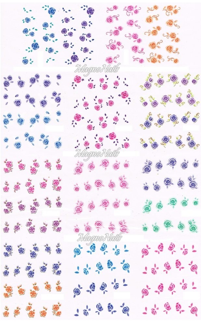 2D Nail Art Sticker