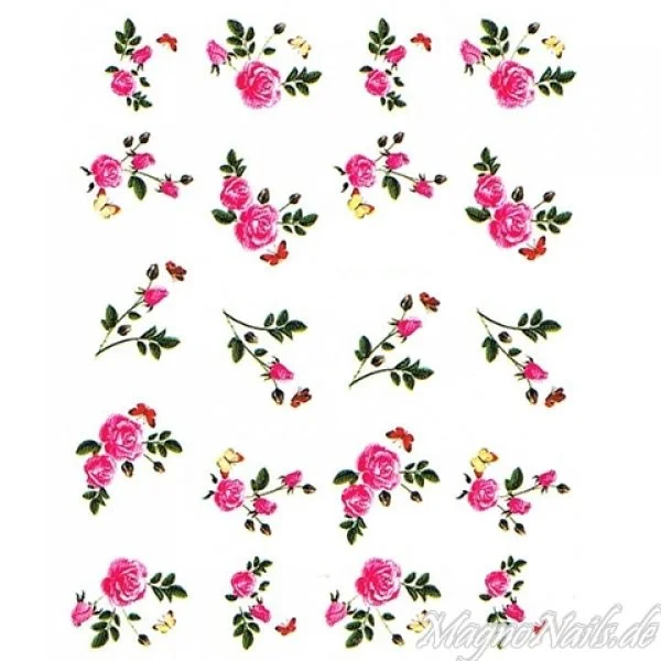 2D Nail Art One Stoke Sticker