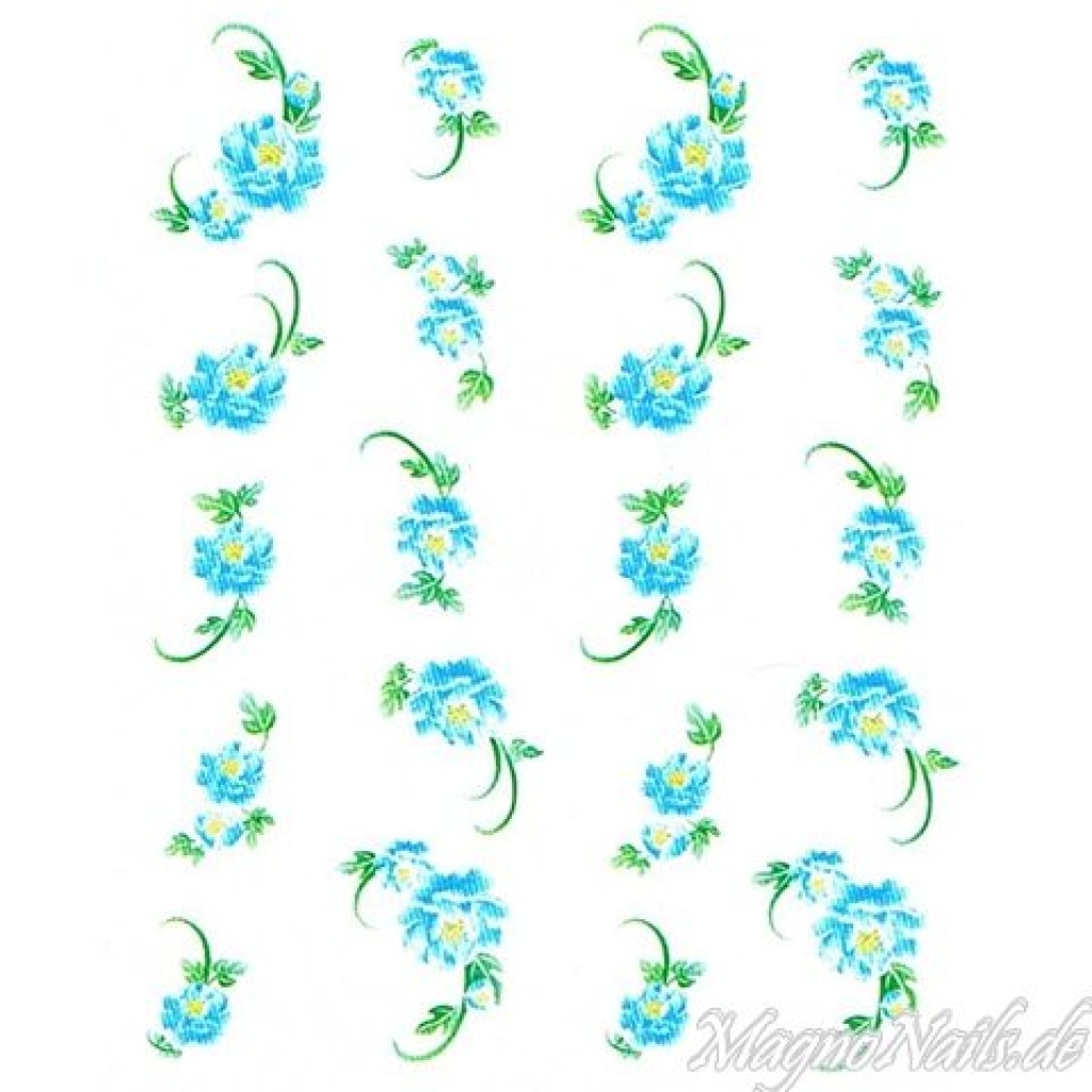 2D Nail Art One Stoke Sticker