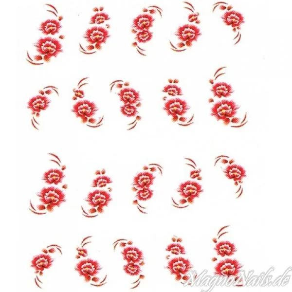 2D Nail Art One Stoke Sticker